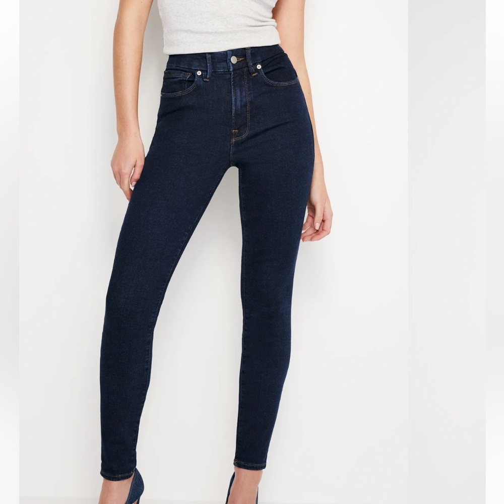 Good American Dark Blue Good Legs Skinny Jean